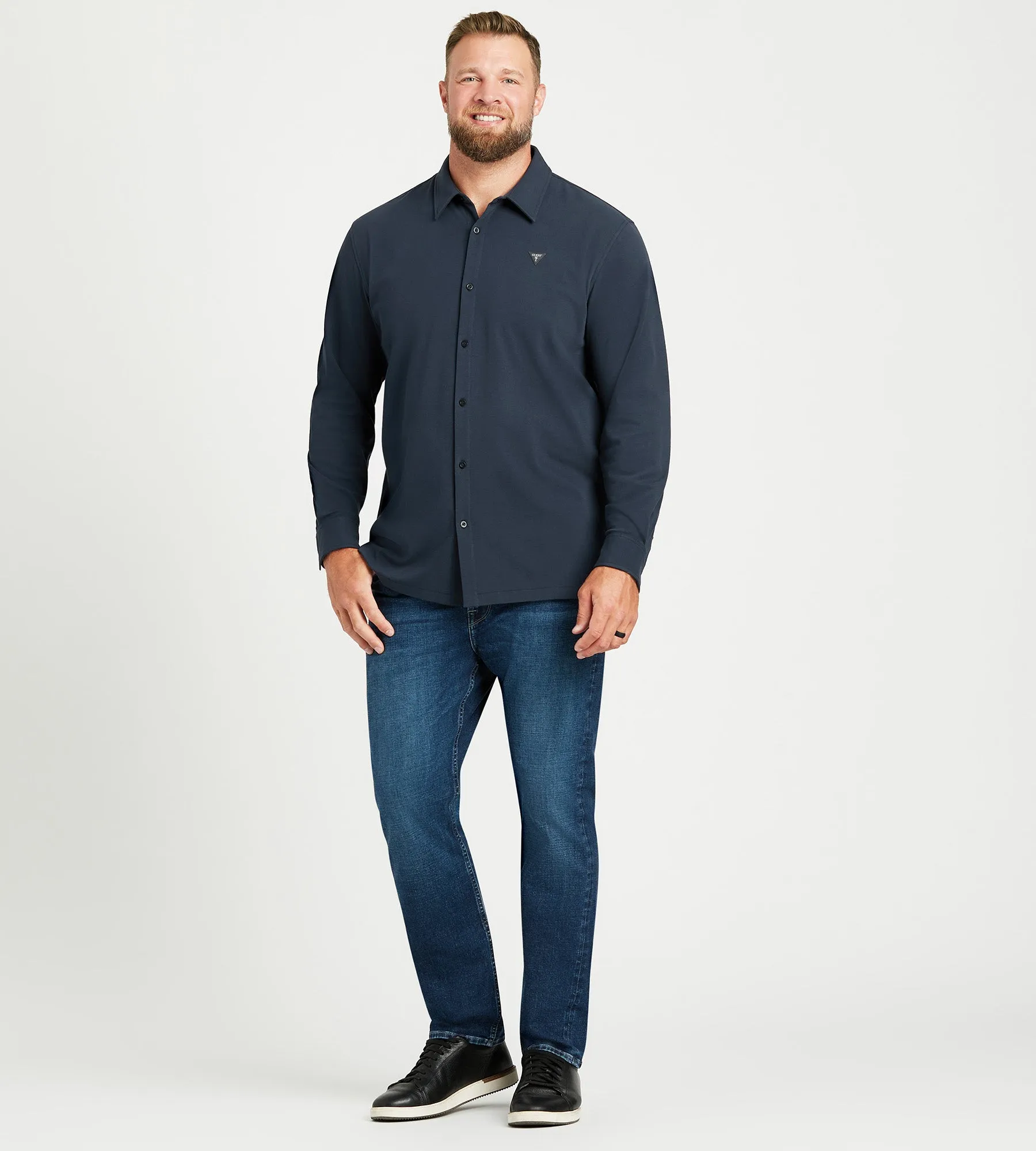 Solid Knit Shirt sold by Mr. Big and Tall product image thumbnail 3