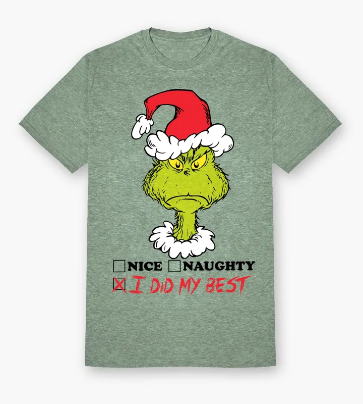 The Grinch Graphic Tee sold by Mr. Big and Tall
