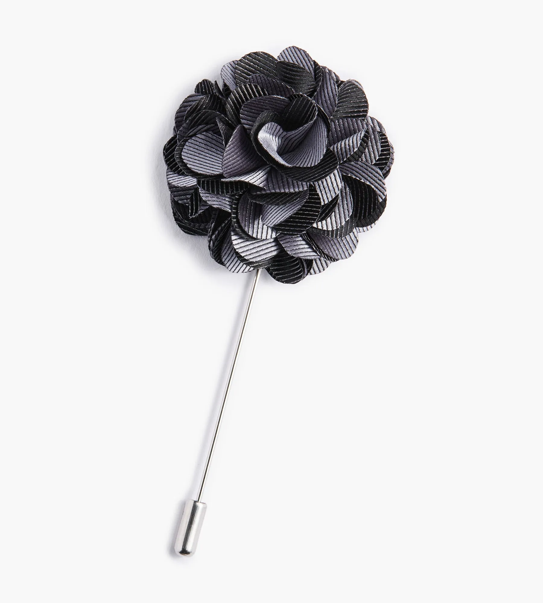 Solid Flower Lapel Pin sold by Mr. Big and Tall product image thumbnail 5