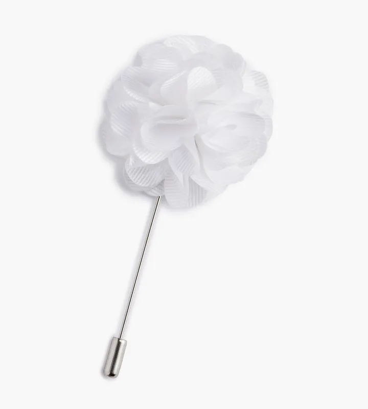 Solid Flower Lapel Pin sold by Mr. Big and Tall