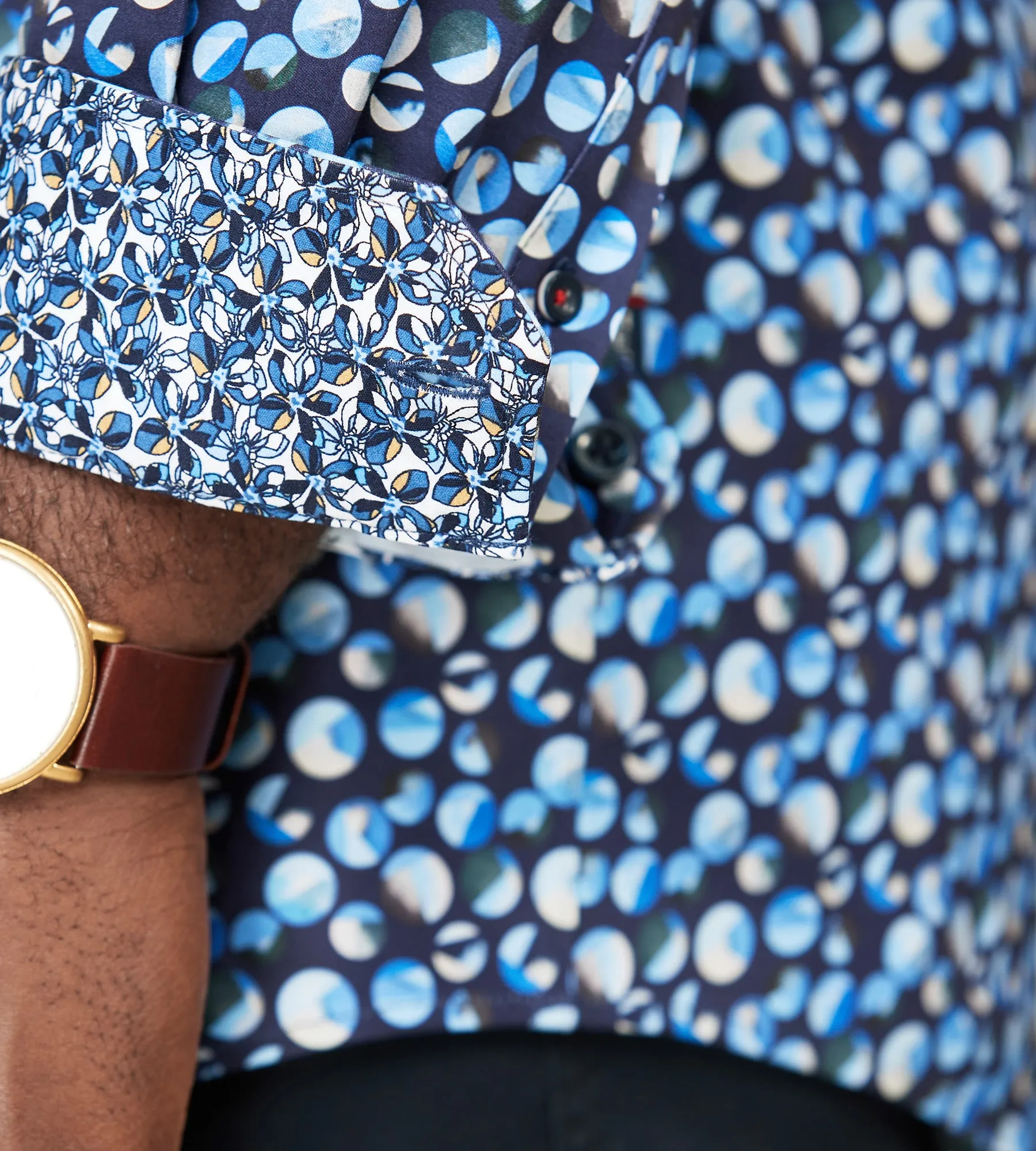 360° Stretch Geo Shirt sold by Mr. Big and Tall product image thumbnail 3