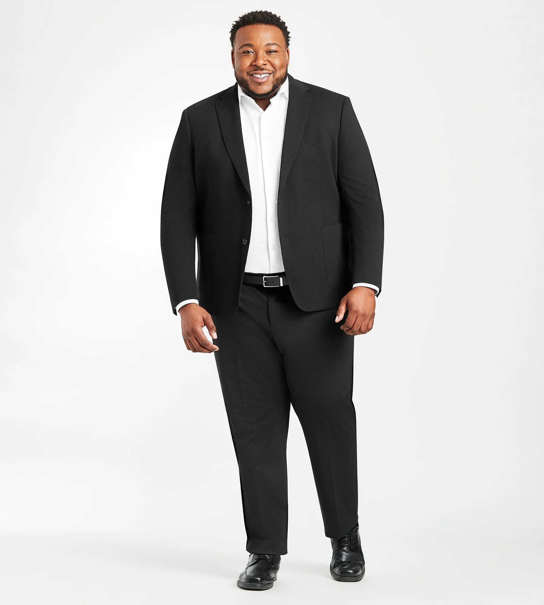 Modern Fit Textured Knit Sport Jacket sold by Mr. Big and Tall product image thumbnail 3