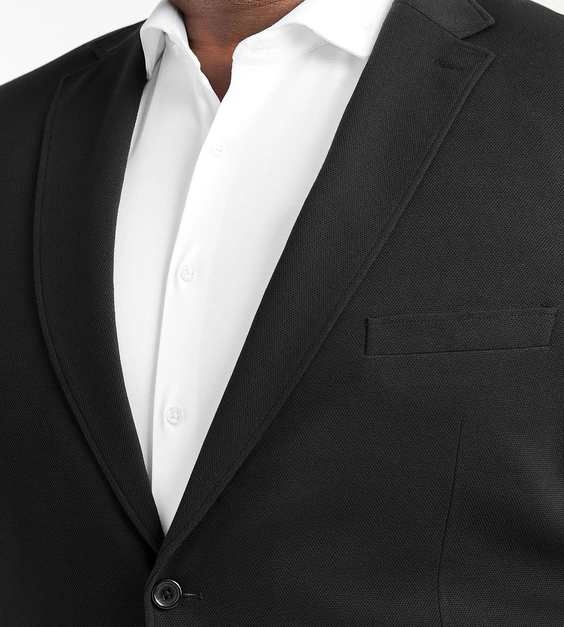 Modern Fit Textured Knit Sport Jacket sold by Mr. Big and Tall product image thumbnail 2