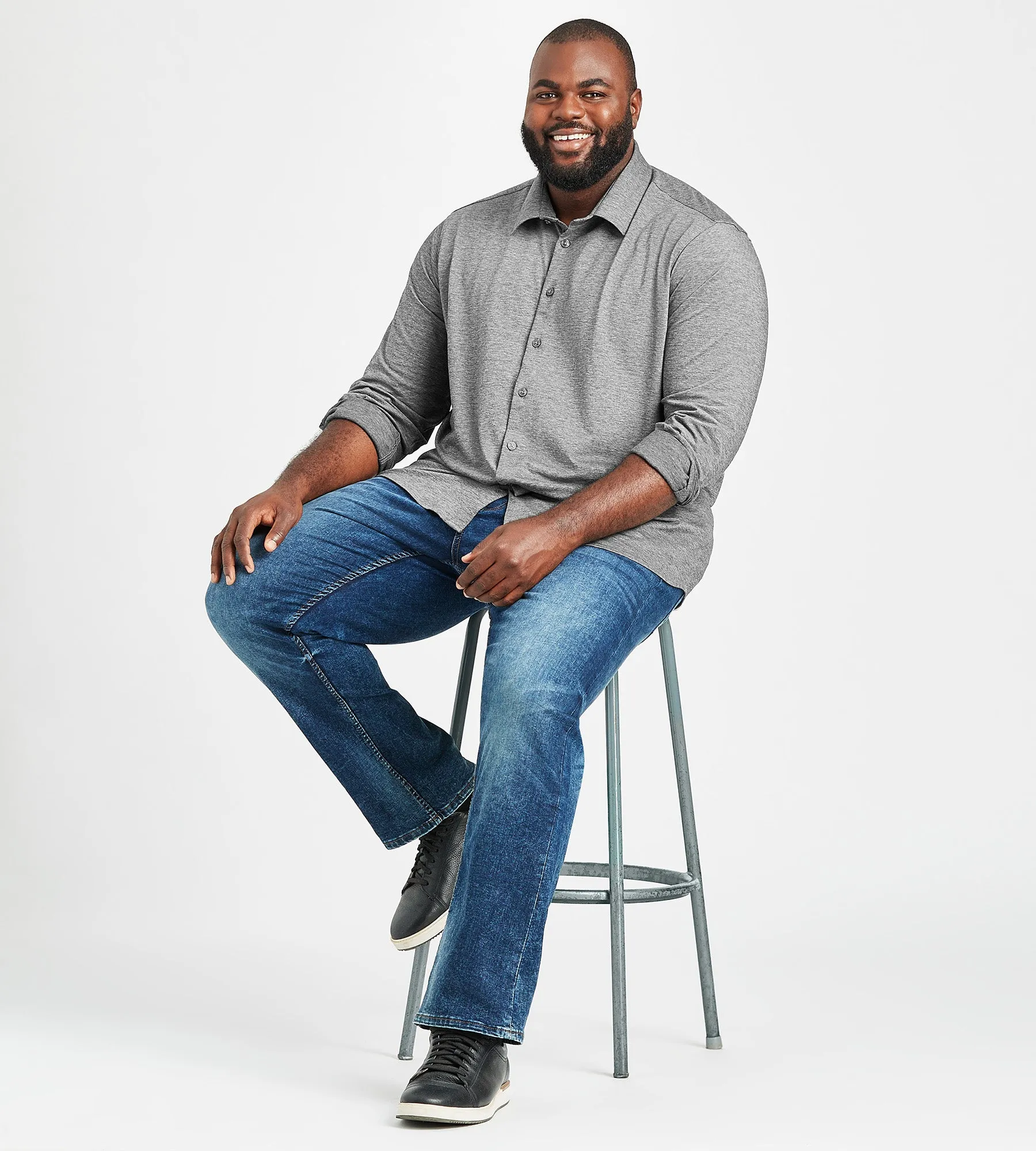 Long Sleeve Easy Care Shirt sold by Mr. Big and Tall product image thumbnail 5