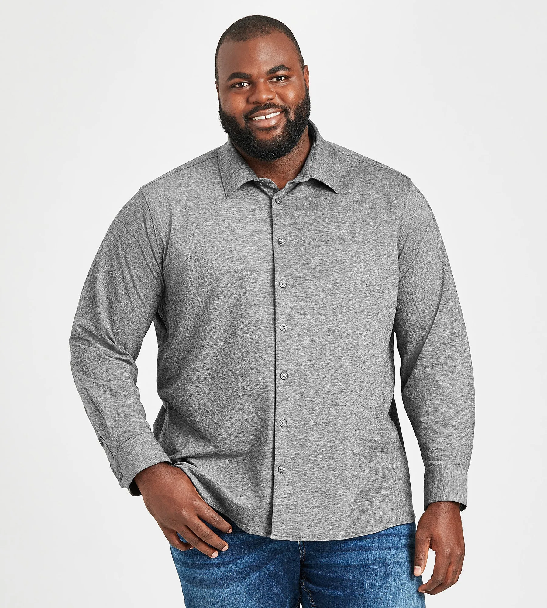 Long Sleeve Easy Care Shirt sold by Mr. Big and Tall product image thumbnail 3