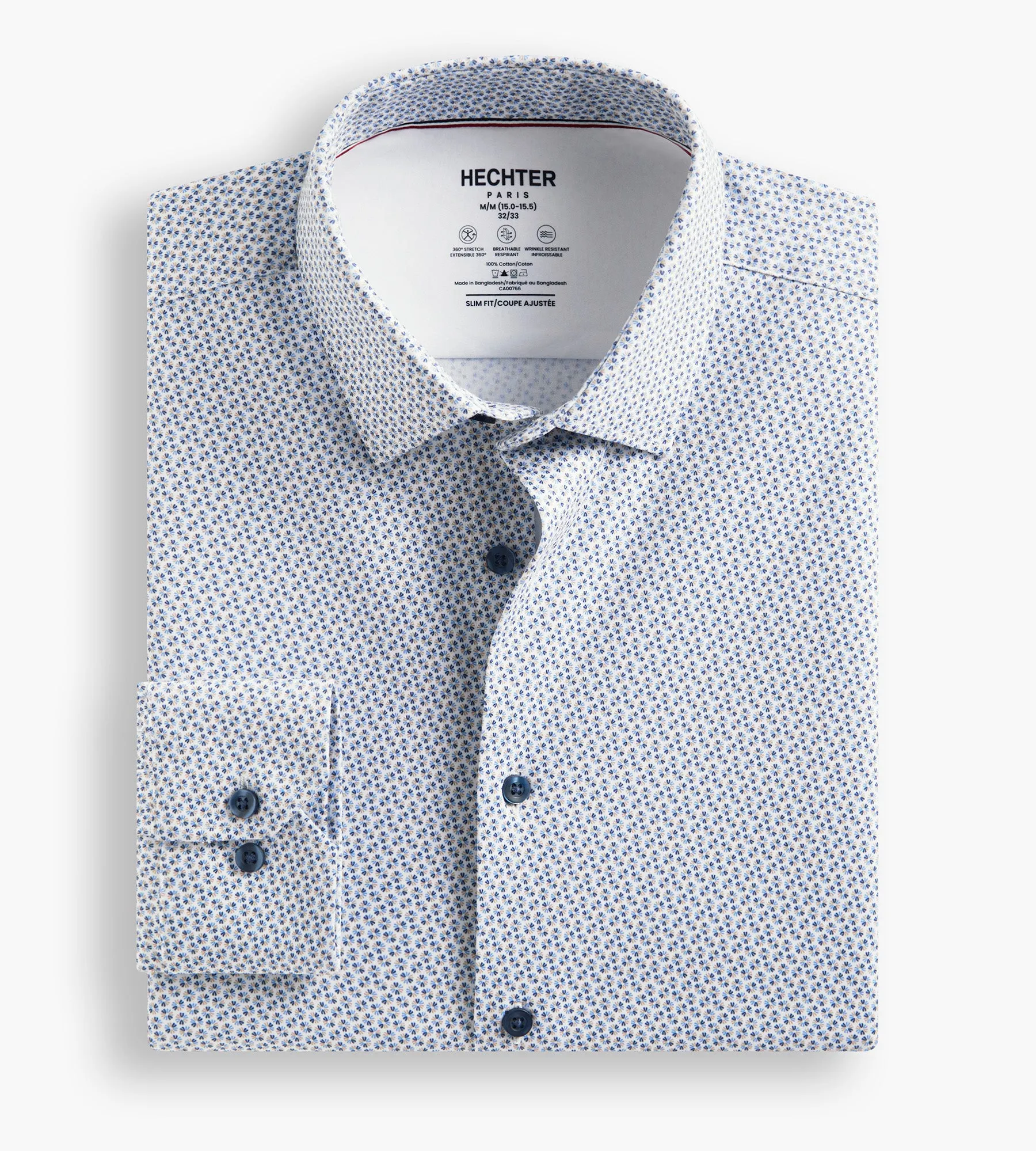 360 Stretch Knit Floral Dress Shirt sold by Mr. Big and Tall