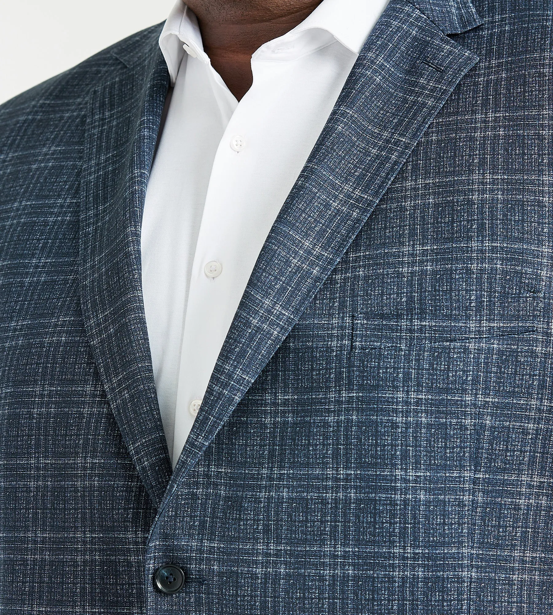 Modern Fit Windowpane Knit Sport Jacket sold by Mr. Big and Tall product image thumbnail 2
