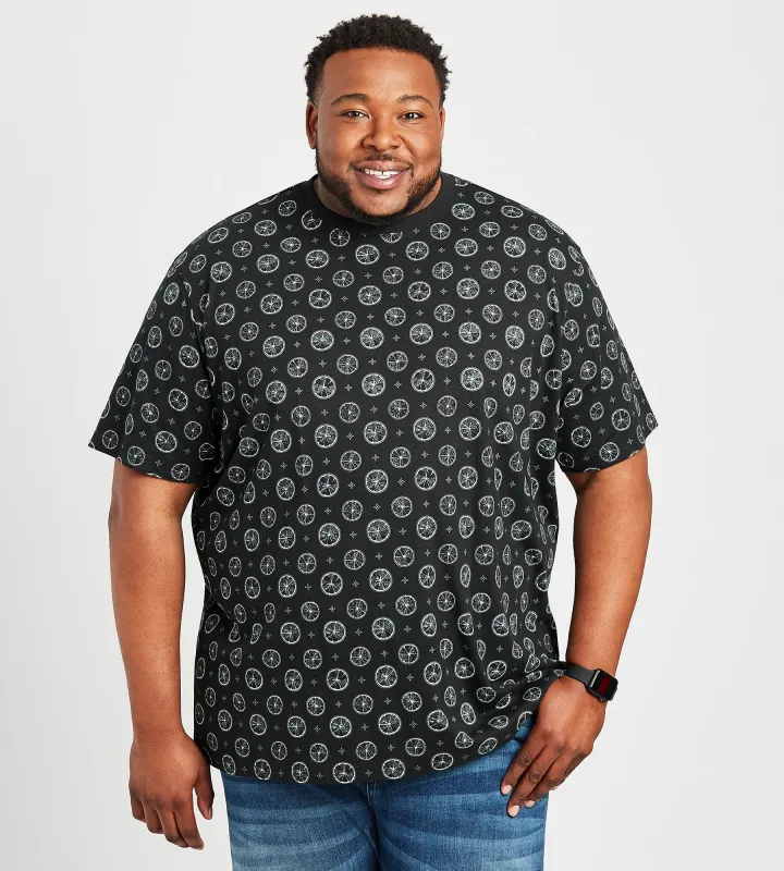 Ultimate Printed Crew Neck Tee sold by Mr. Big and Tall