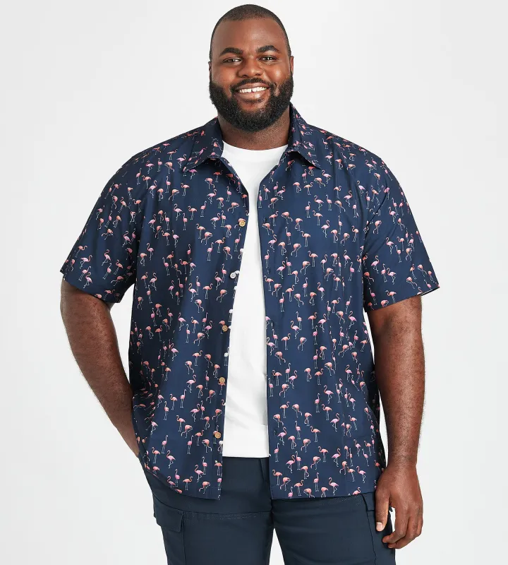 4-Way Stretch Flamingo Shirt sold by Mr. Big and Tall