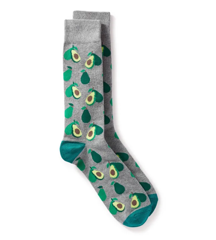 Avocado Socks made by Mr. Big and Tall