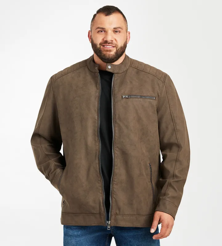 Faux Suede Jacket sold by Mr. Big and Tall