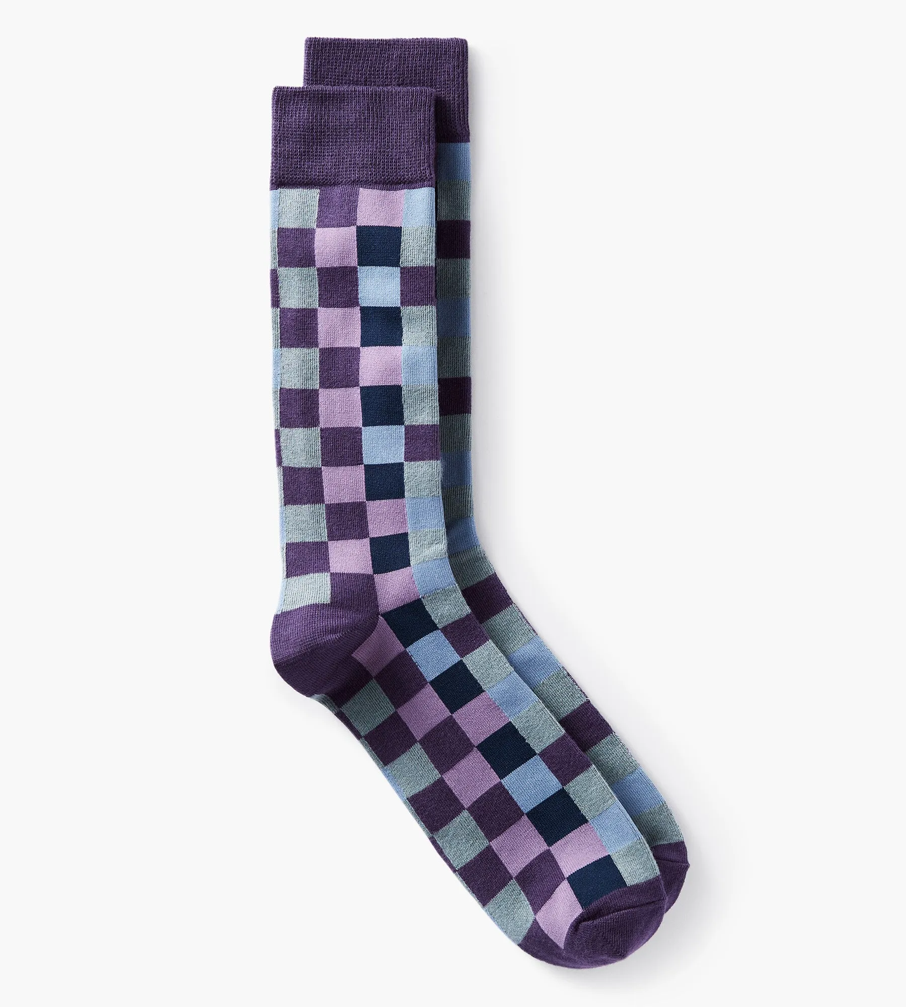 Checkerboard Socks sold by Mr. Big and Tall