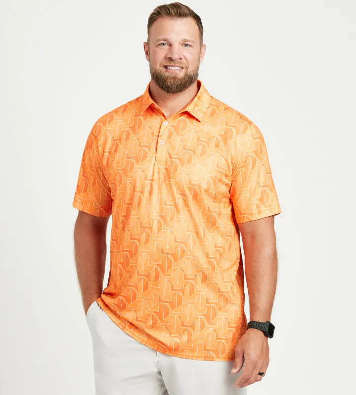 Novelty Print Polo sold by Mr. Big and Tall