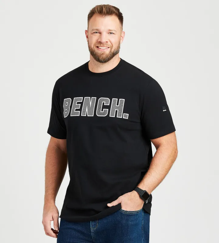 Bench Raised Logo Tee sold by Mr. Big and Tall