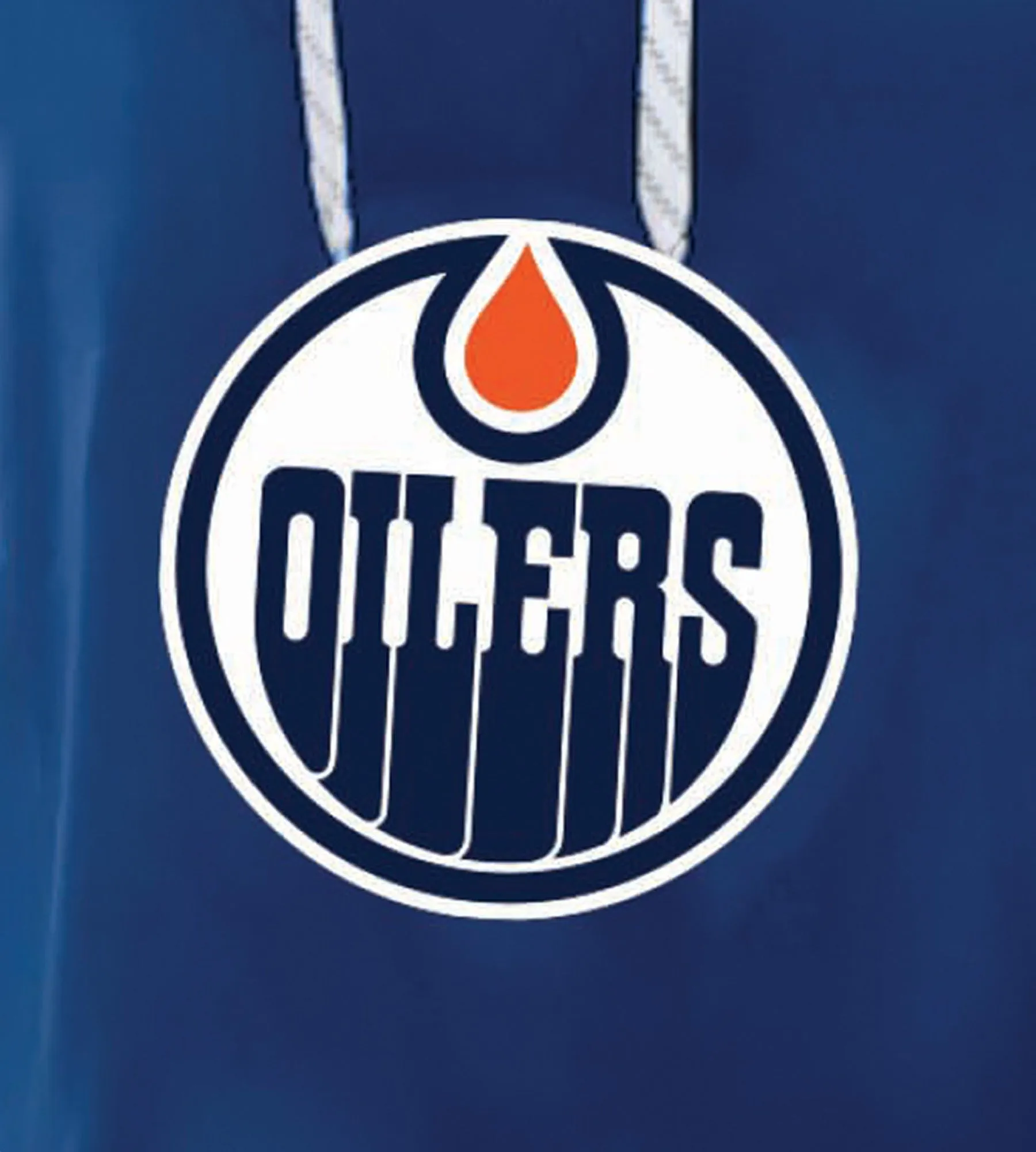 Edmonton Oilers NHL Lace-Up Hoodie sold by Mr. Big and Tall product image thumbnail 2