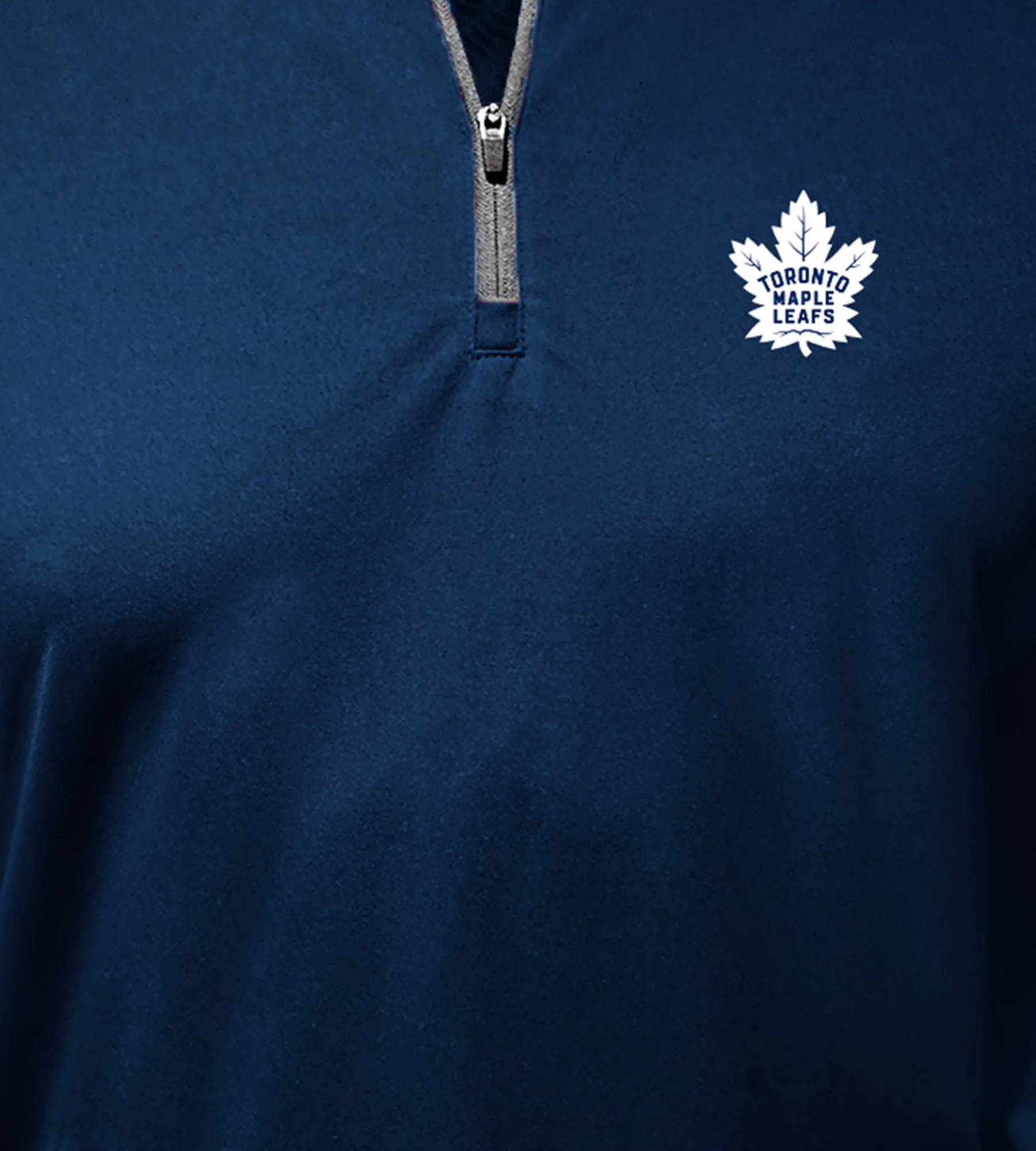 Toronto Maple Leafs NHL 1/4 Zip Pullover sold by Mr. Big and Tall product image thumbnail 2