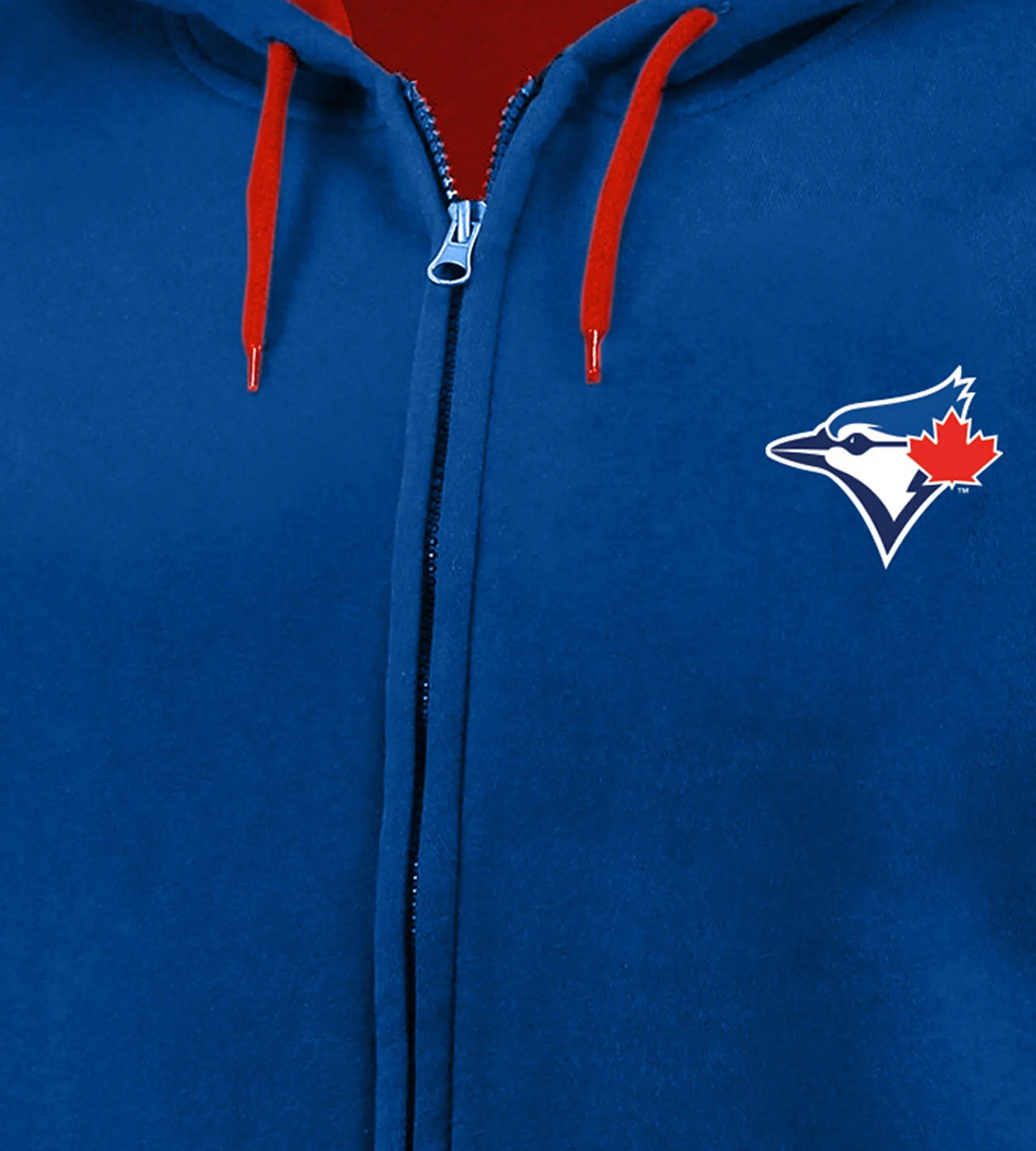 Toronto Blue Jays MLB Full Zip Hoodie sold by Mr. Big and Tall product image thumbnail 2