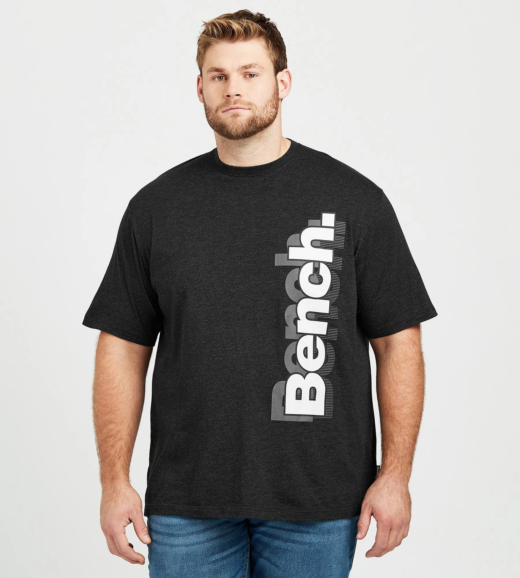 Bench Vertical Logo Tee sold by Mr. Big and Tall