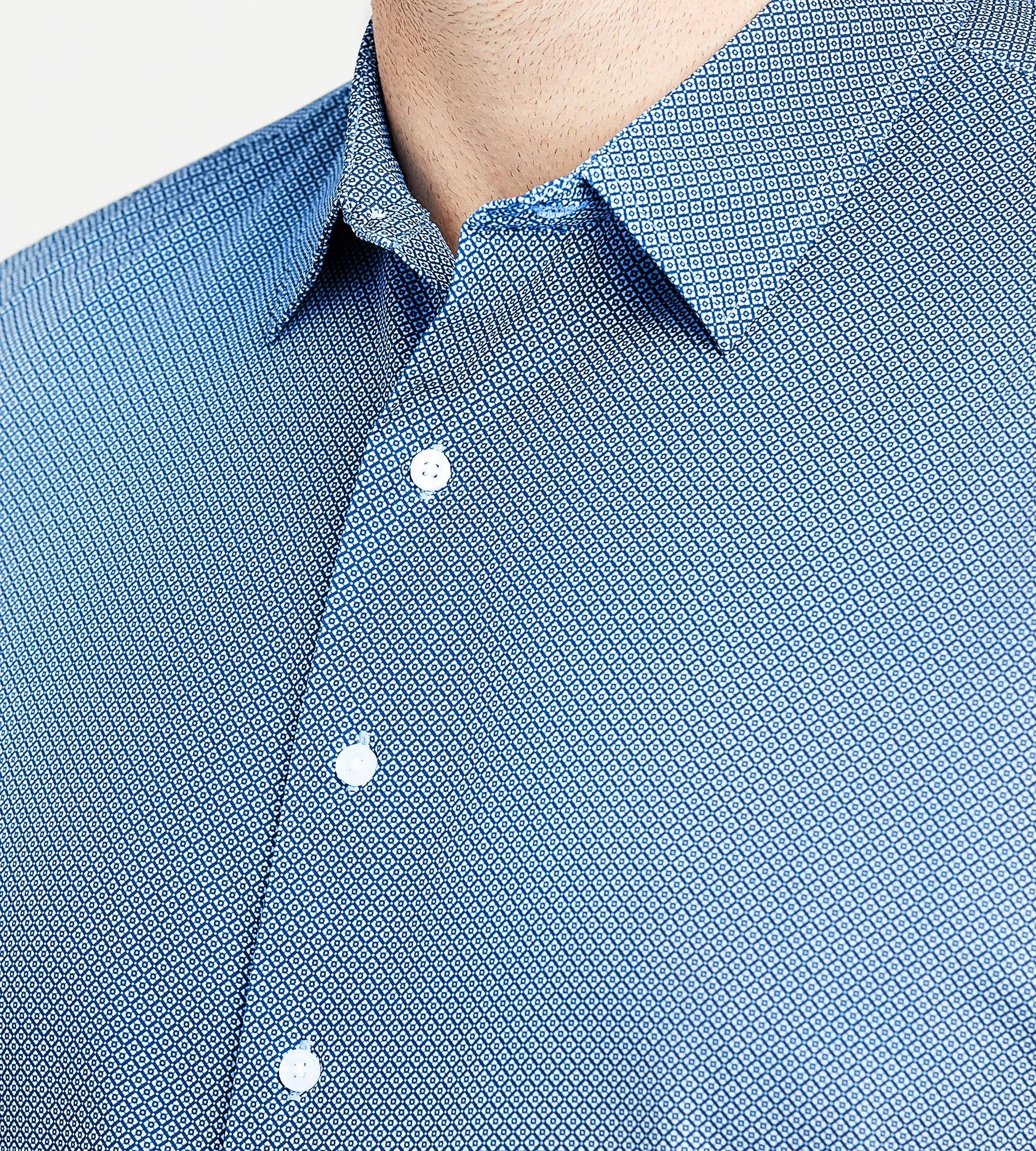 4-Way Stretch Geo Print Shirt sold by Mr. Big and Tall product image thumbnail 2