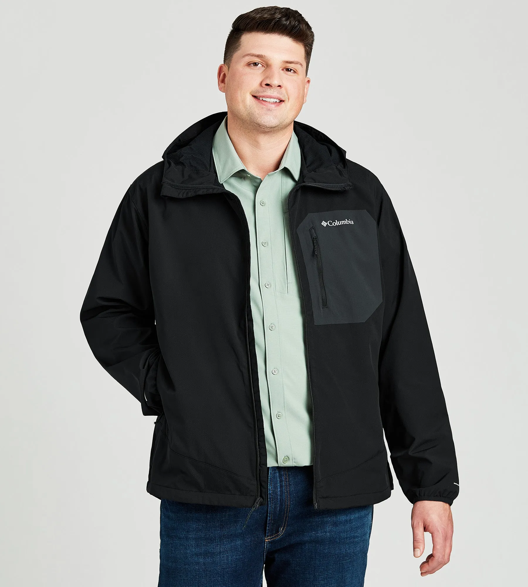 Tall Heights III™ Hooded Softshell Jacket sold by Mr. Big and Tall
