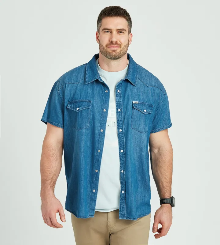 Denim Shirt sold by Mr. Big and Tall