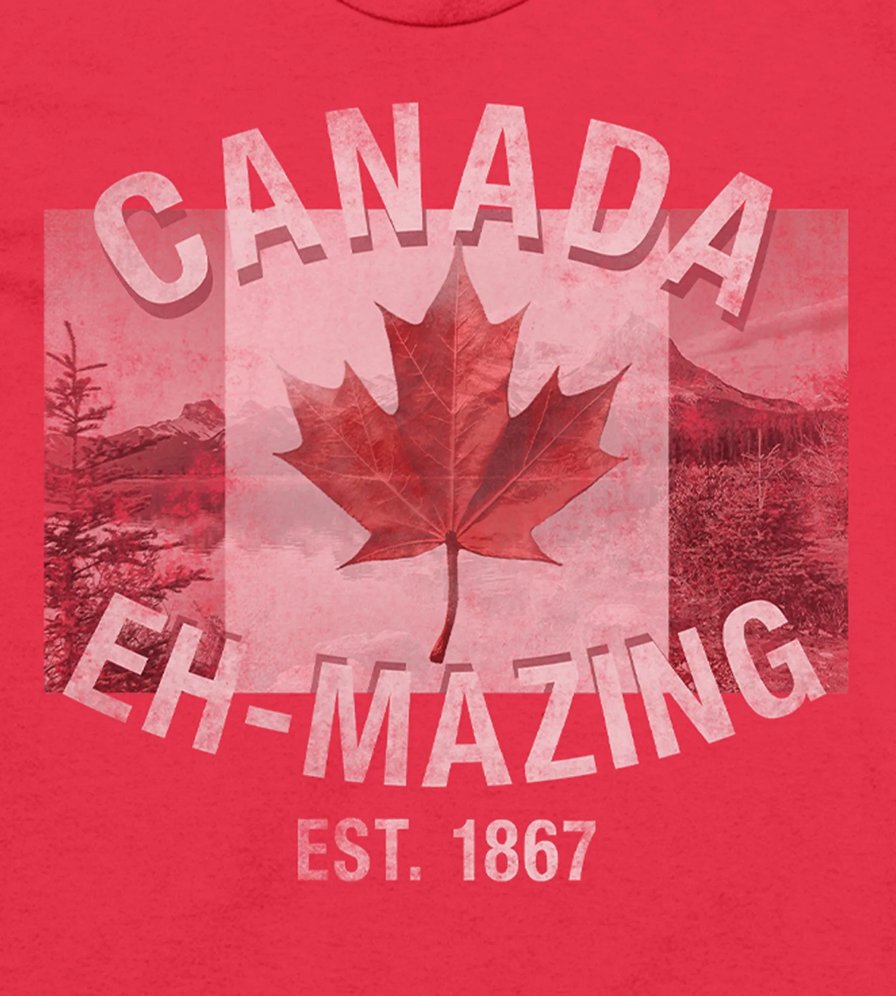 Canada Eh-Mazing Graphic Tee sold by Mr. Big and Tall product image thumbnail 2