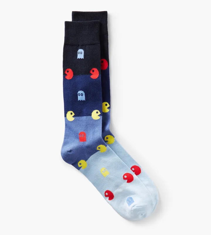 Pac-Man Socks made by Mr. Big and Tall