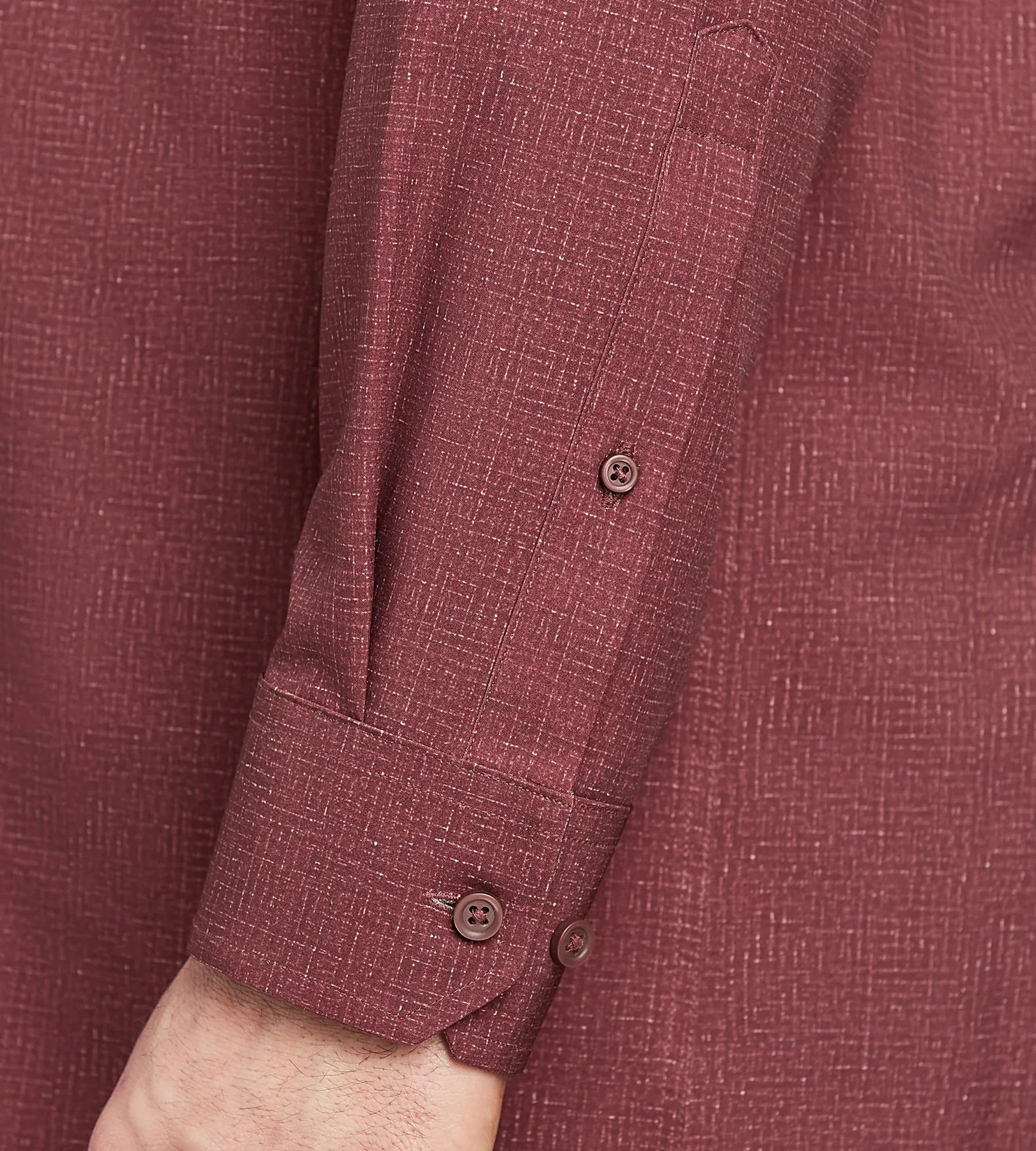 Crosshatch Stretch Shirt sold by Mr. Big and Tall product image thumbnail 5