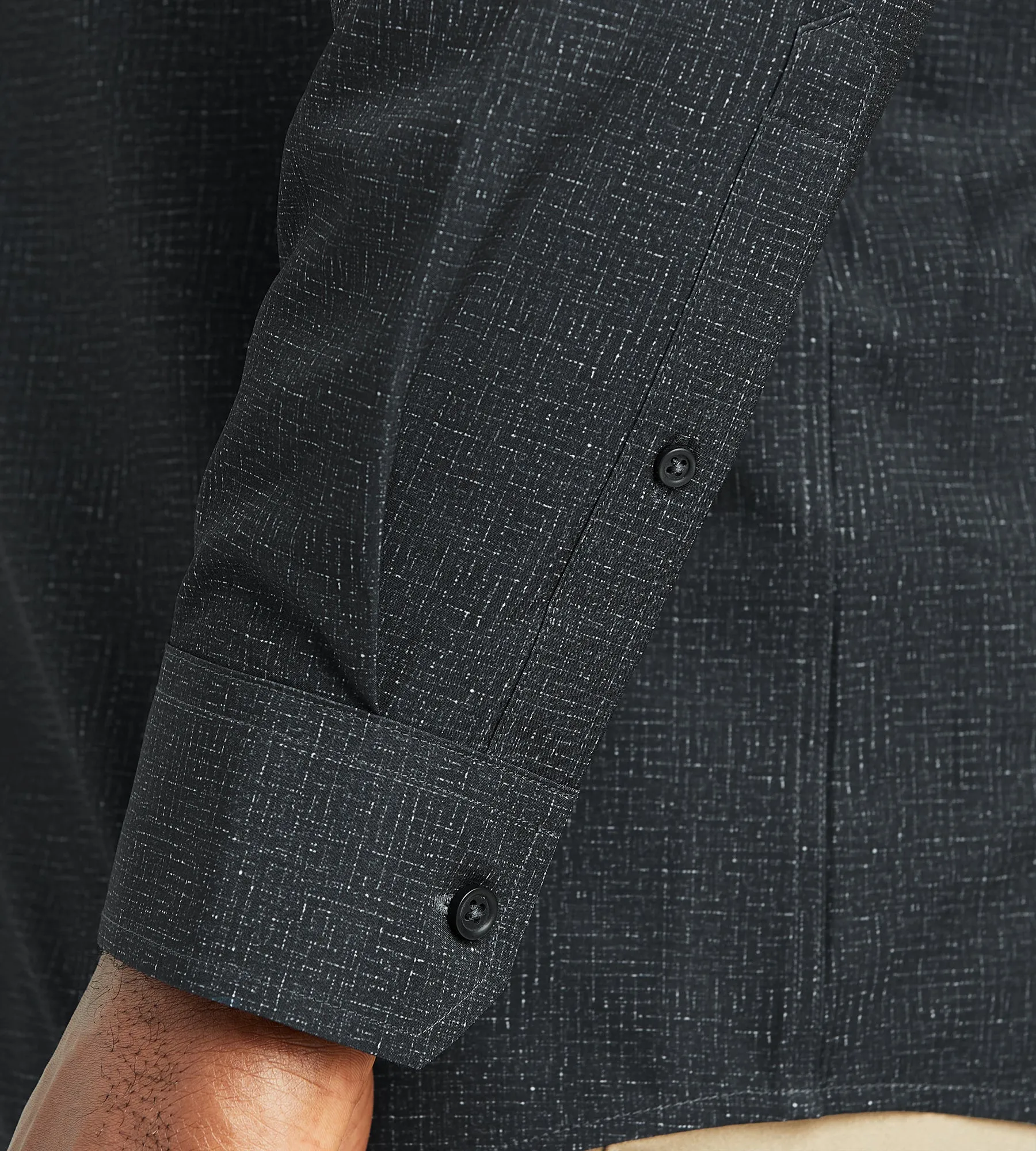 Crosshatch Stretch Shirt sold by Mr. Big and Tall product image thumbnail 4