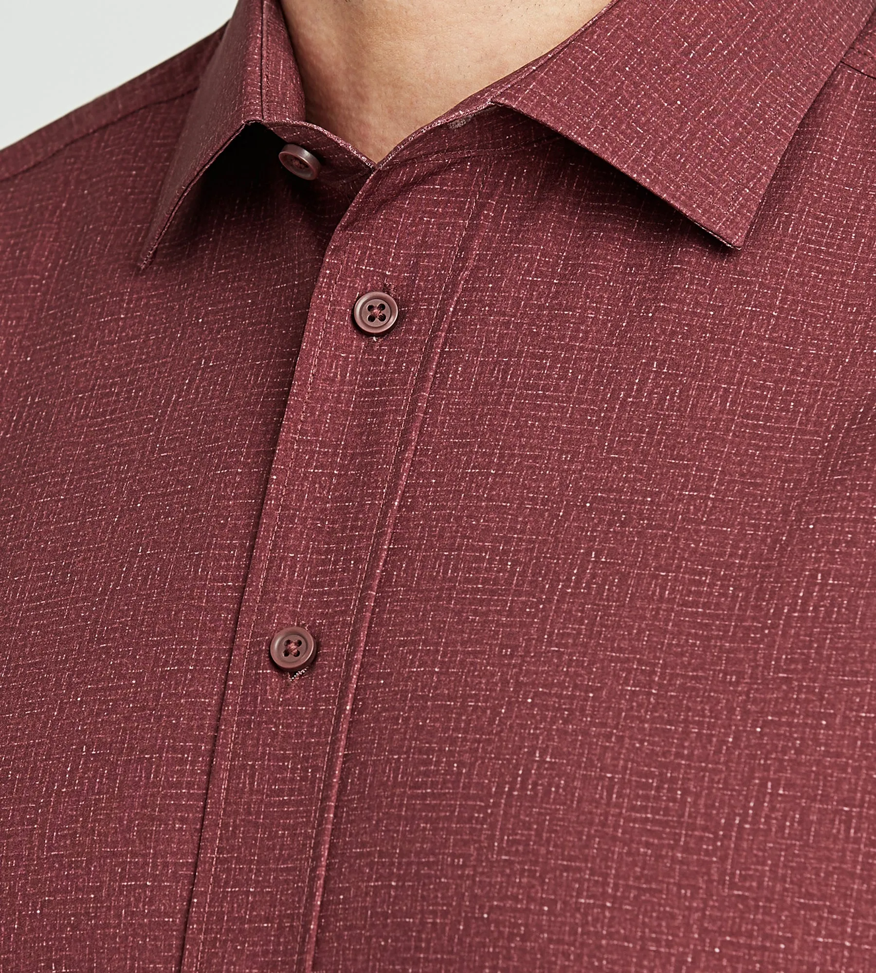 Crosshatch Stretch Shirt sold by Mr. Big and Tall product image thumbnail 2