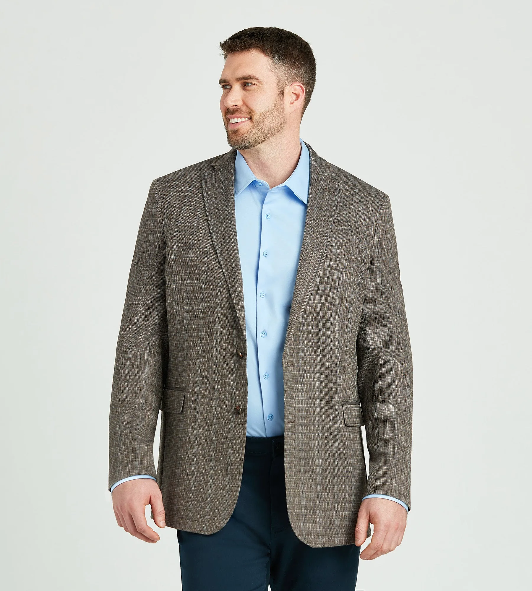 Modern Fit Neat Woven Sport Jacket sold by Mr. Big and Tall