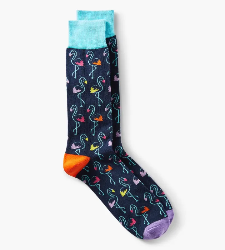 Flamingo Socks made by Mr. Big and Tall