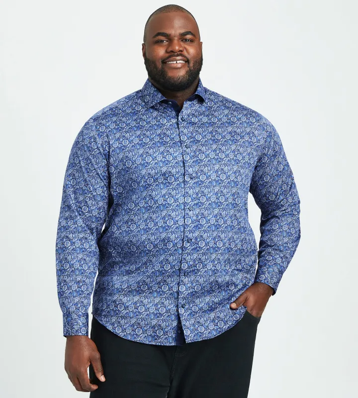 Allover Floral Printed Shirt made by Mr. Big and Tall