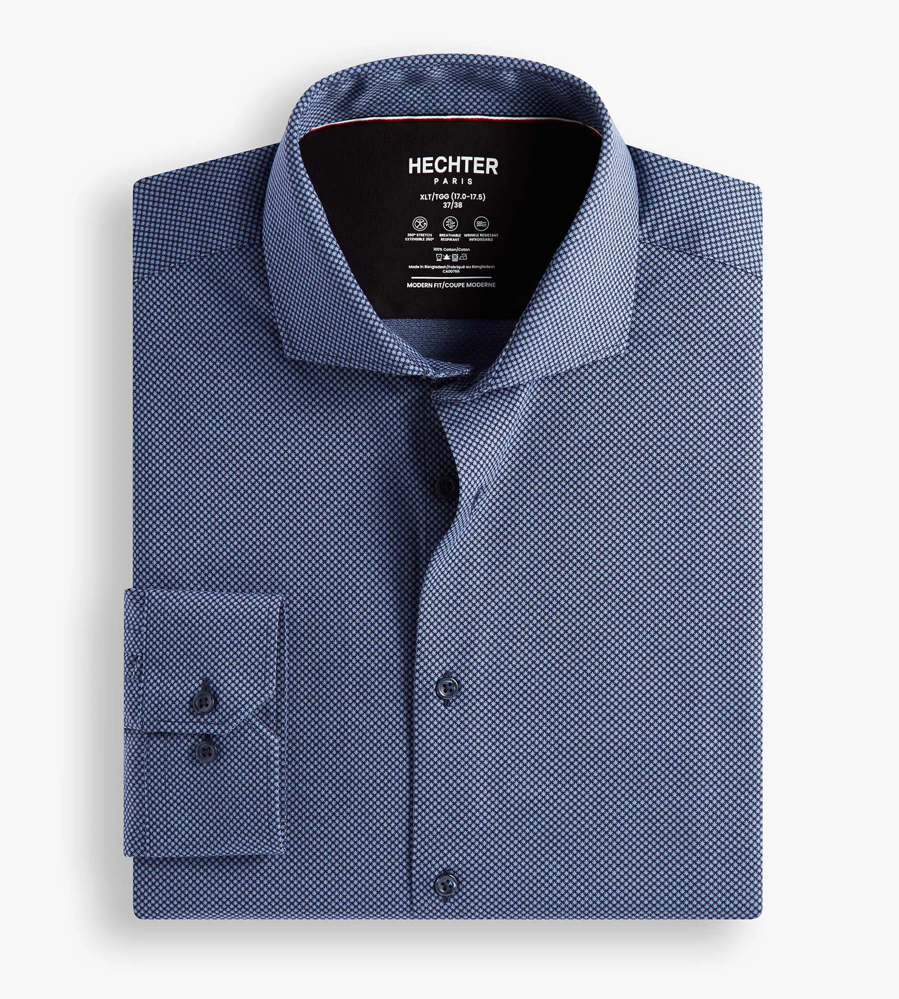 360° Stretch Geo Print Butterknit Dress Shirt sold by Mr. Big and Tall