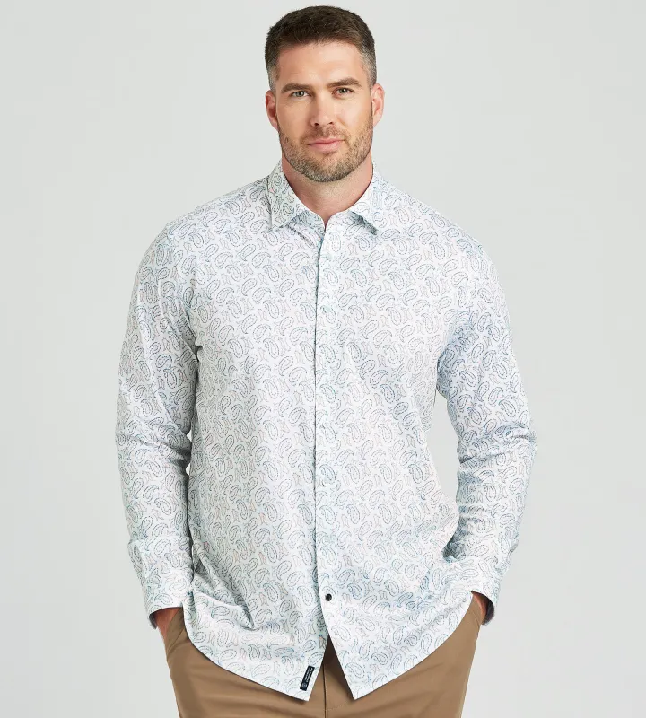 Paisley 360 Stretch Shirt made by Mr. Big and Tall