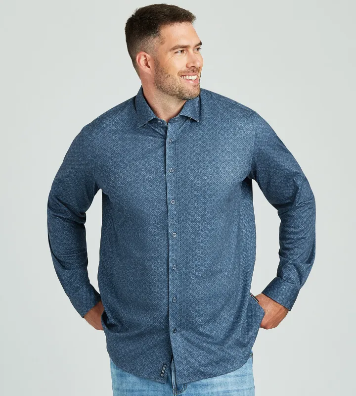 Abstract 360 Stretch Shirt made by Mr. Big and Tall