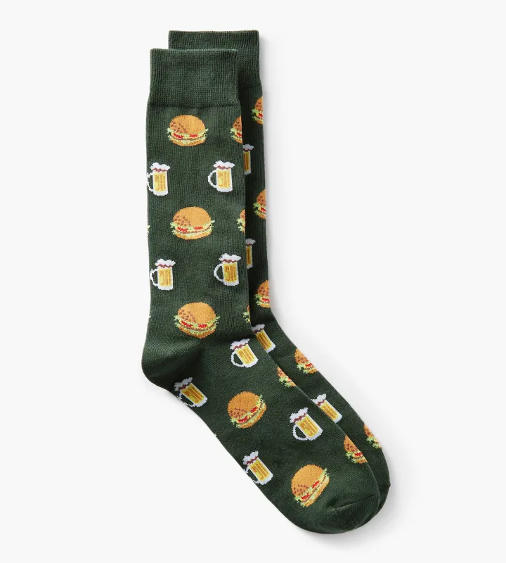 Burger Socks made by Mr. Big and Tall