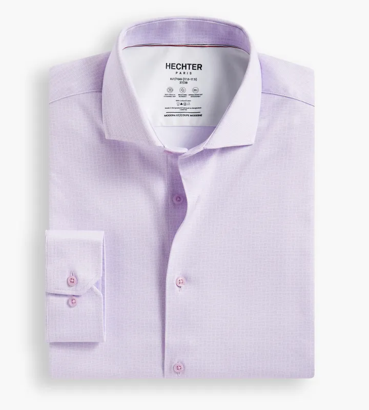 360° Stretch Tonal Print Butterknit Dress Shirt made by Mr. Big and Tall