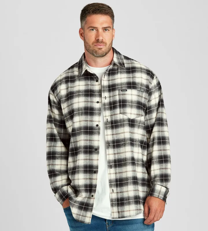 Ocean Coast Plaid Shirt made by Guess