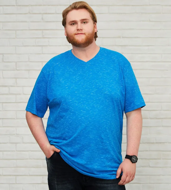Ultimate Space-Dye V-Neck Tee sold by Mr. Big and Tall