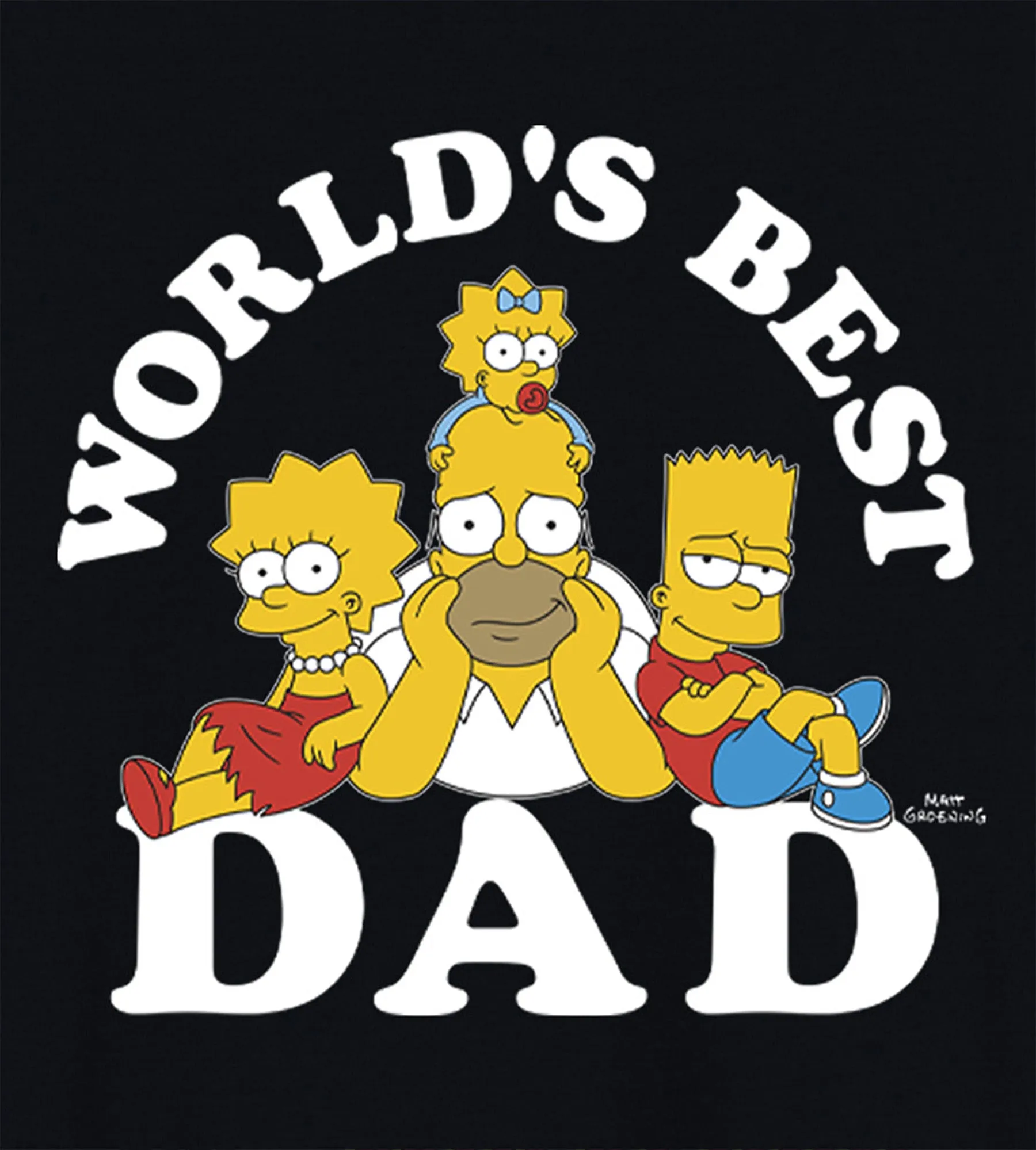 World's Best Dad Graphic Tee sold by Mr. Big and Tall product image thumbnail 2