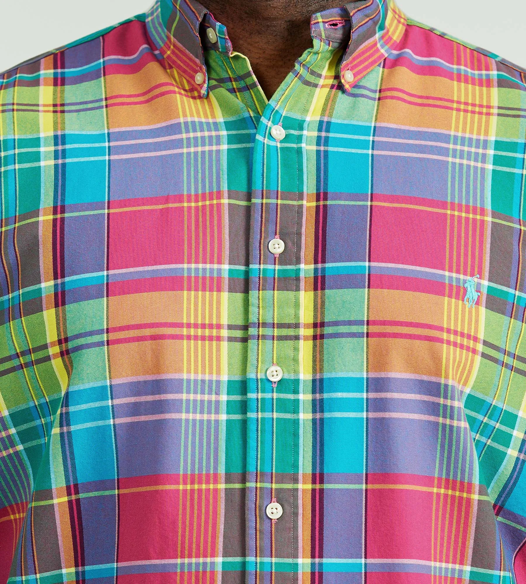 Plaid Oxford Sport Shirt sold by Mr. Big and Tall product image thumbnail 2