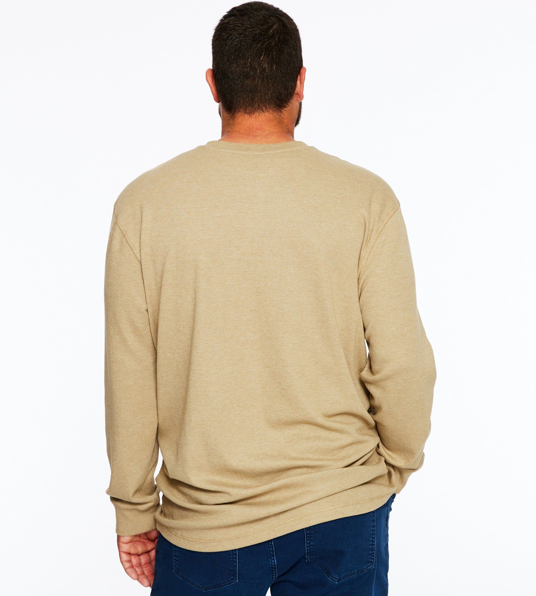 Long Sleeve Waffle Henley sold by Mr. Big and Tall product image thumbnail 14