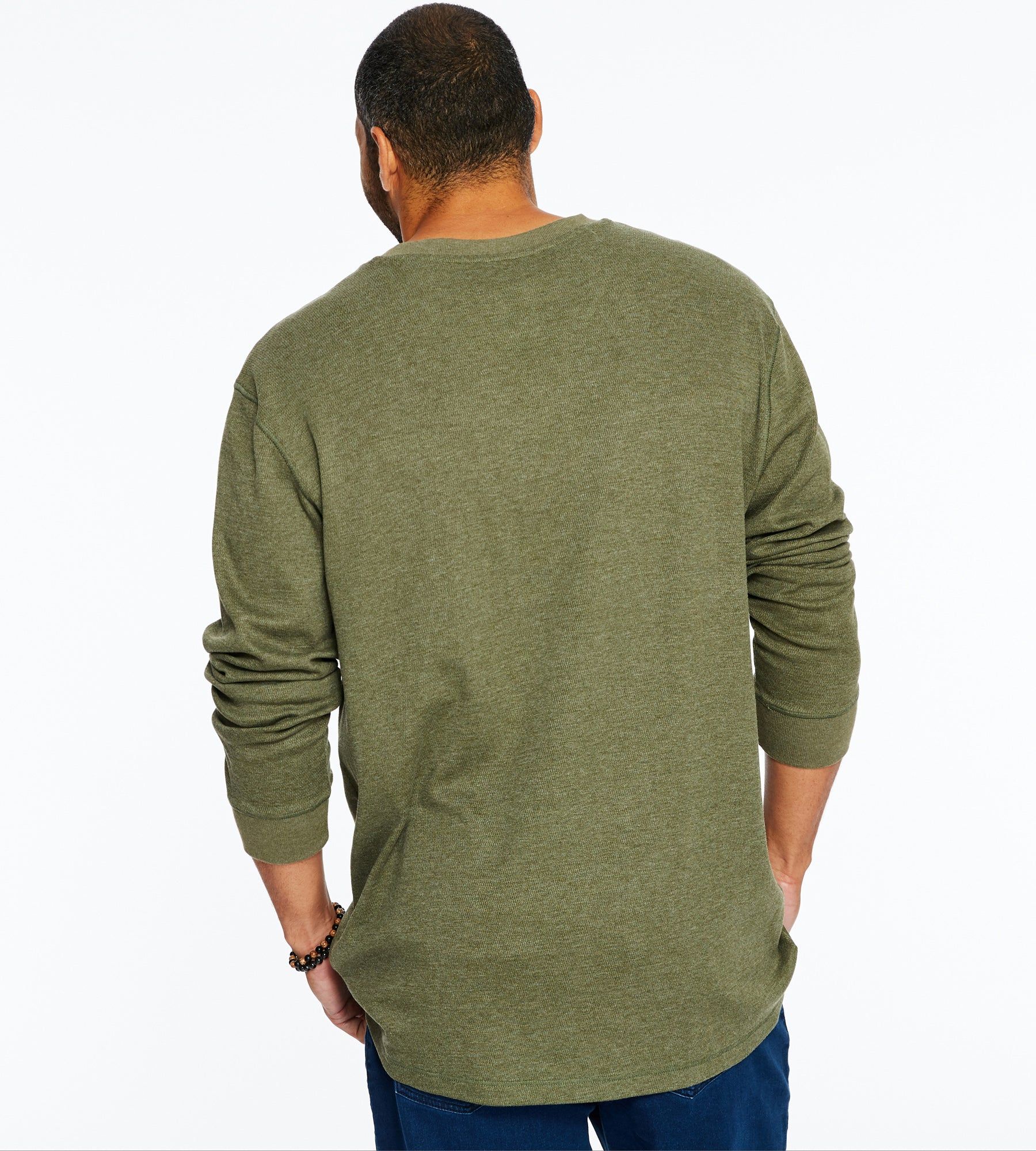 Long Sleeve Waffle Henley sold by Mr. Big and Tall product image thumbnail 19