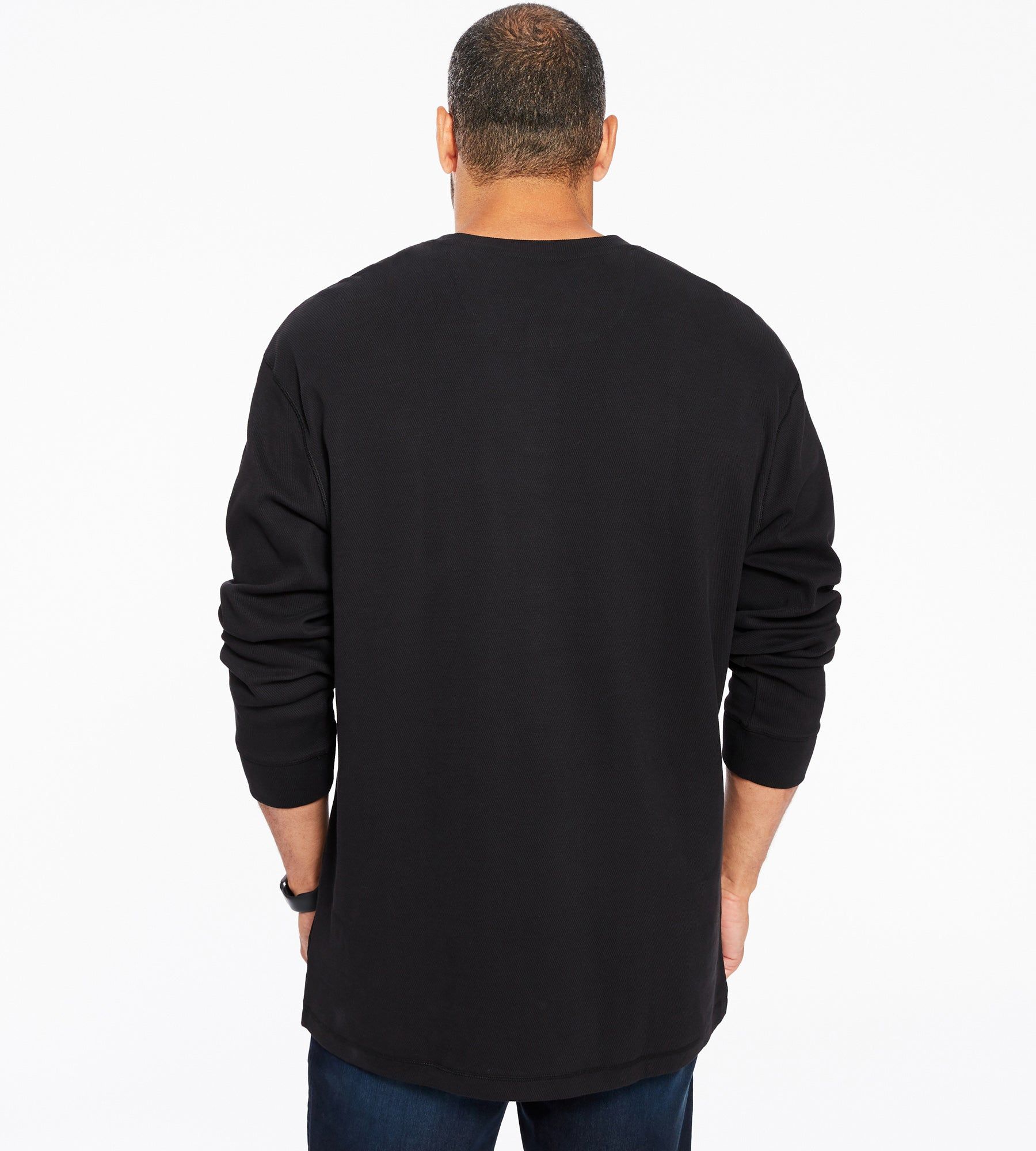 Long Sleeve Waffle Henley sold by Mr. Big and Tall product image thumbnail 2