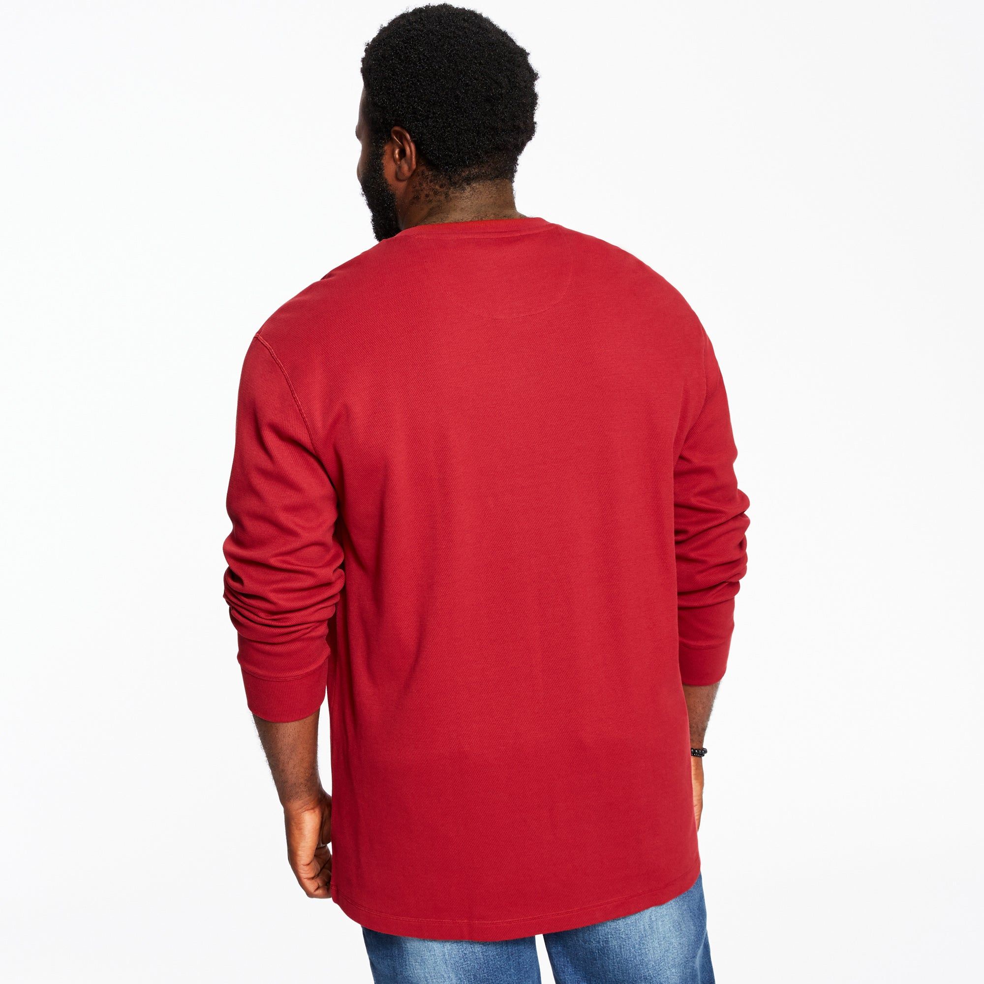 Long Sleeve Waffle Henley sold by Mr. Big and Tall product image thumbnail 11