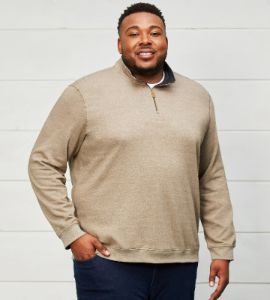 Quarter-Zip Pullover sold by Mr. Big and Tall