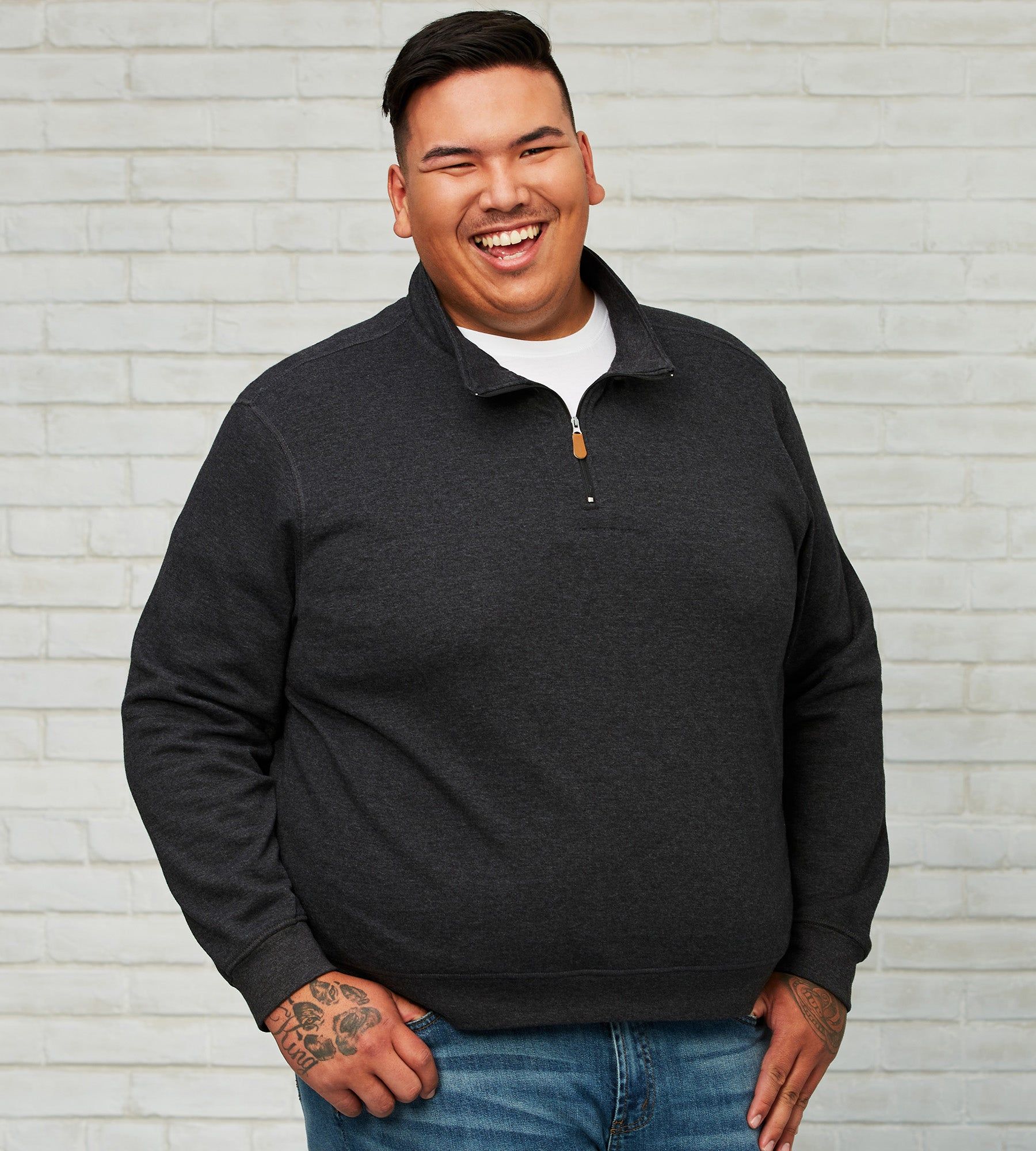 Quarter-Zip Pullover sold by Mr. Big and Tall