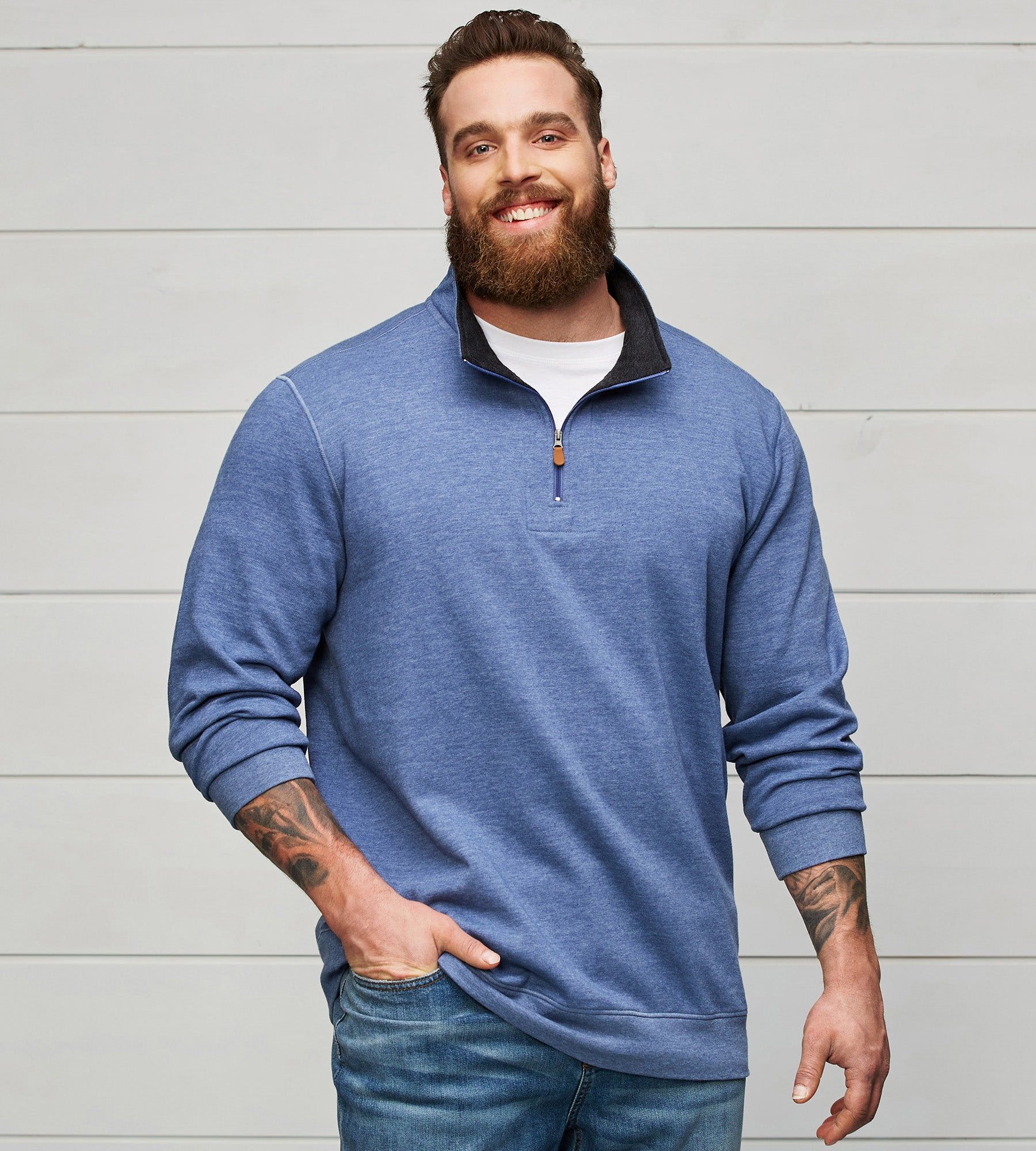 Quarter-Zip Pullover sold by Mr. Big and Tall product image thumbnail 6