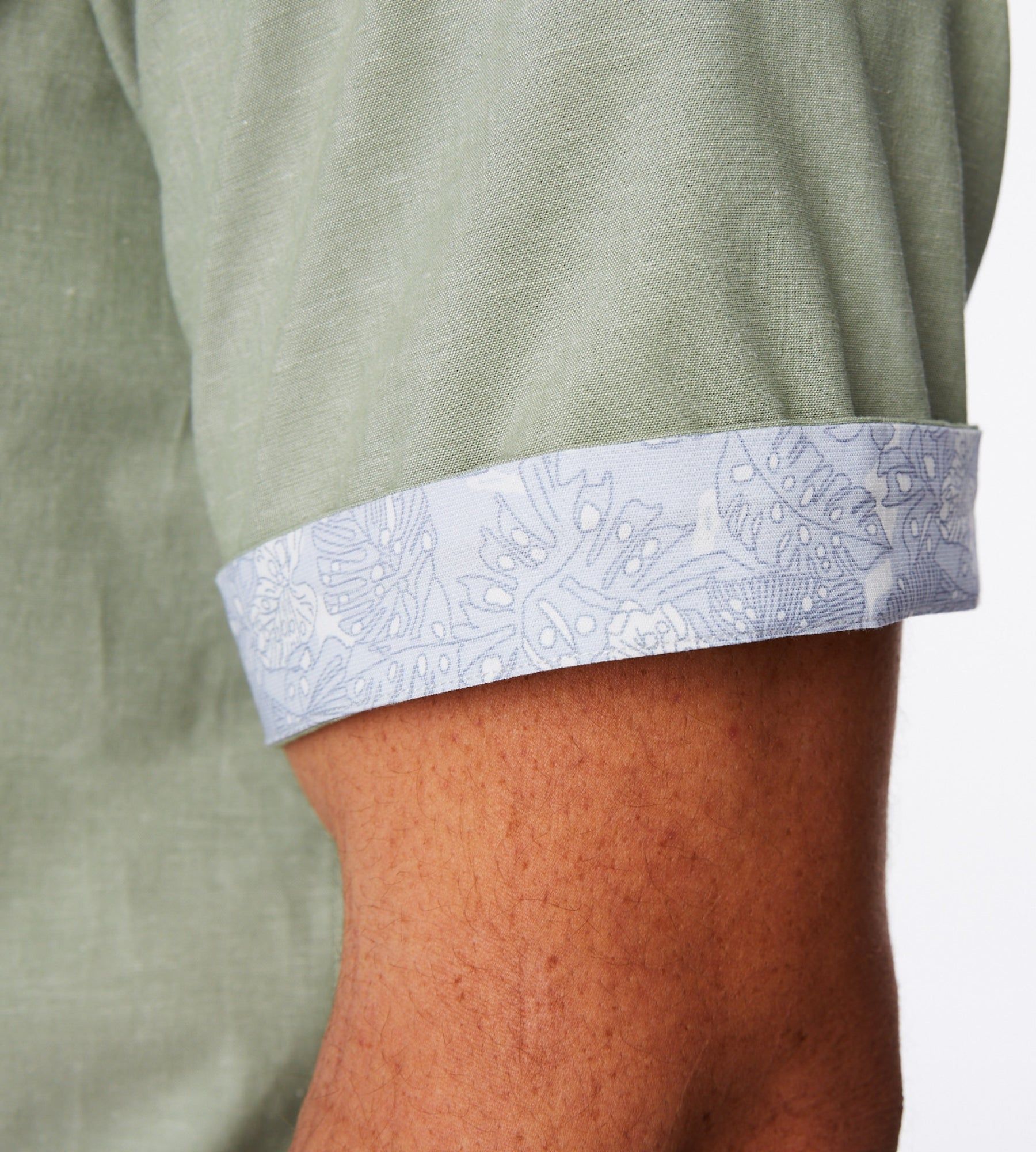 Linen-Blend Short Sleeve Sport Shirt sold by Mr. Big and Tall product image thumbnail 16